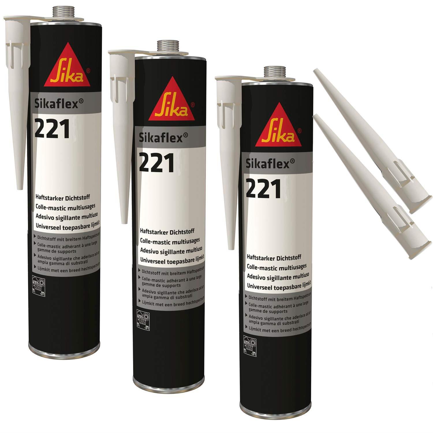 Sikaflex 221 stahlgrau 300ml