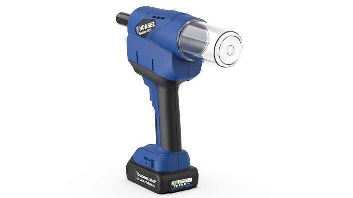 Rivdom eBZ 2 Akku-Blindnietgerät inkl. 2 Akkus 20 V (2,0 Ah),