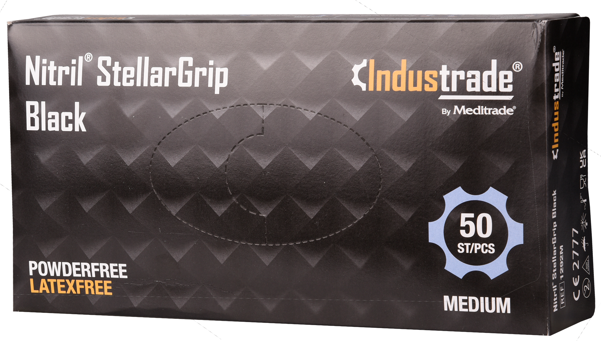 StellarGrip Black Einweghandschuh aus Nitril Gr. M