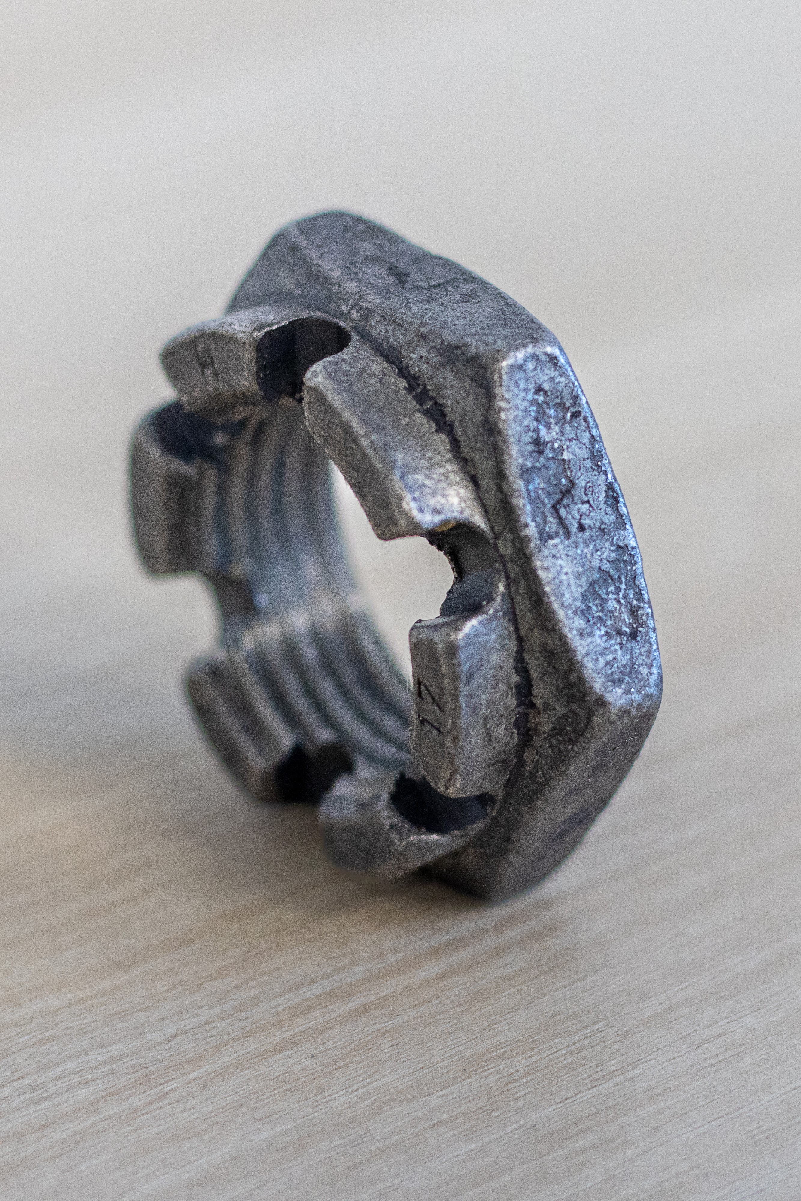 DIN 937 17 H blank M 36 x 3,0 VE = Kronenmuttern, niedrige Form mit Feingewinde