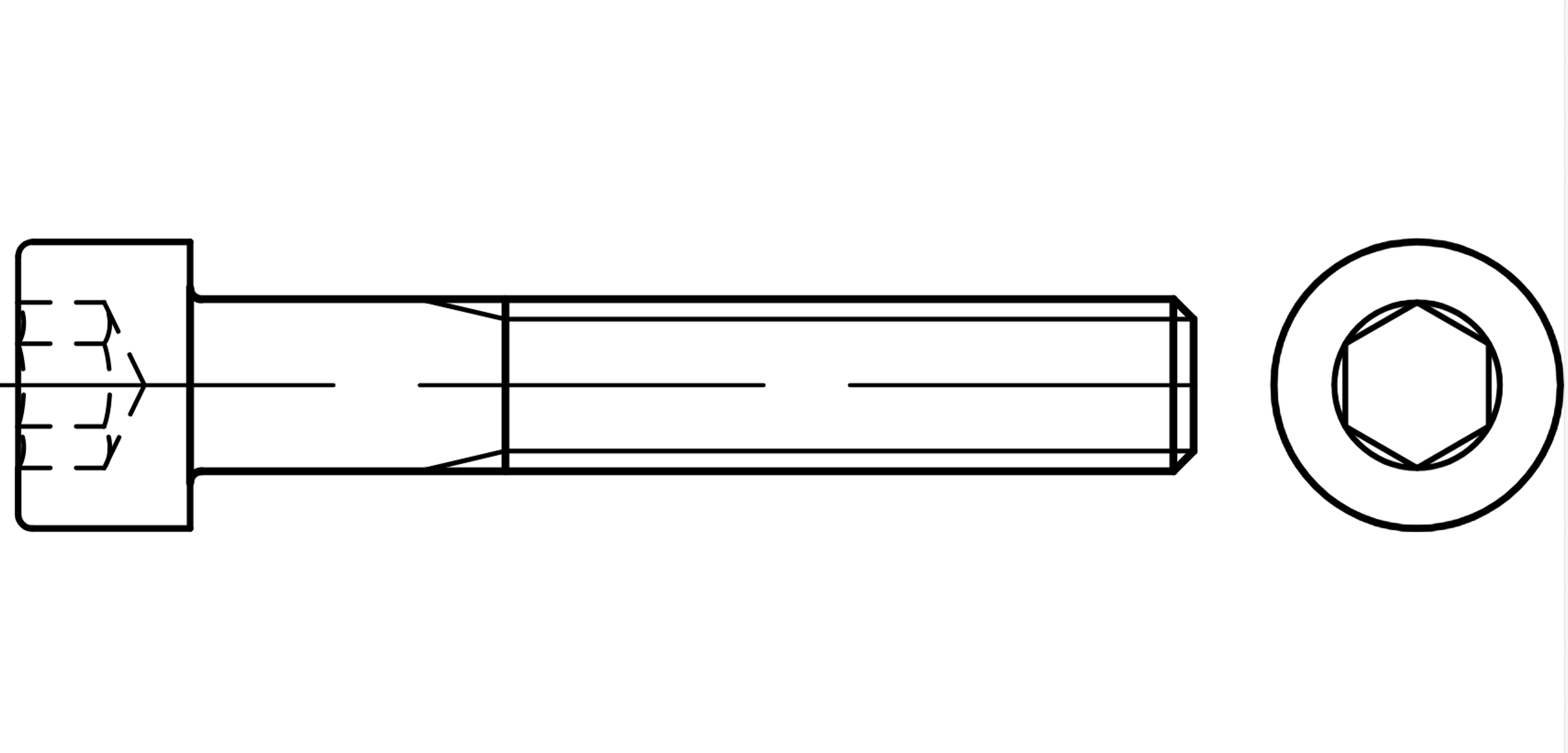 DIN 912 8.8 M 30 x 65 galv. verzinkt VE = Zylinderschrauben mit Innensechskant