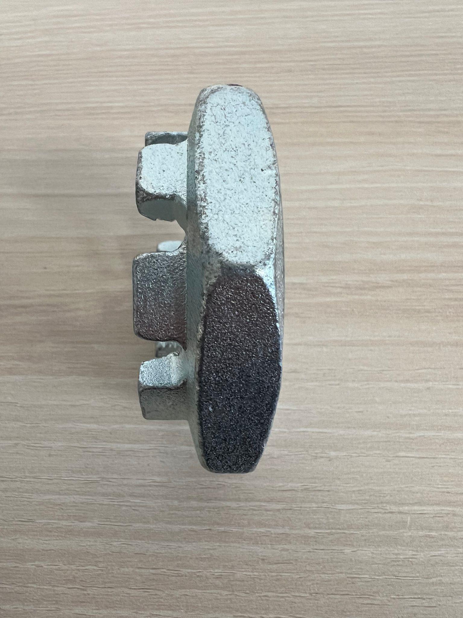 DIN 937 17 H galv. verz. M 48 x 3,0 VE = Kronenmuttern, niedrige Form mit Feingewinde