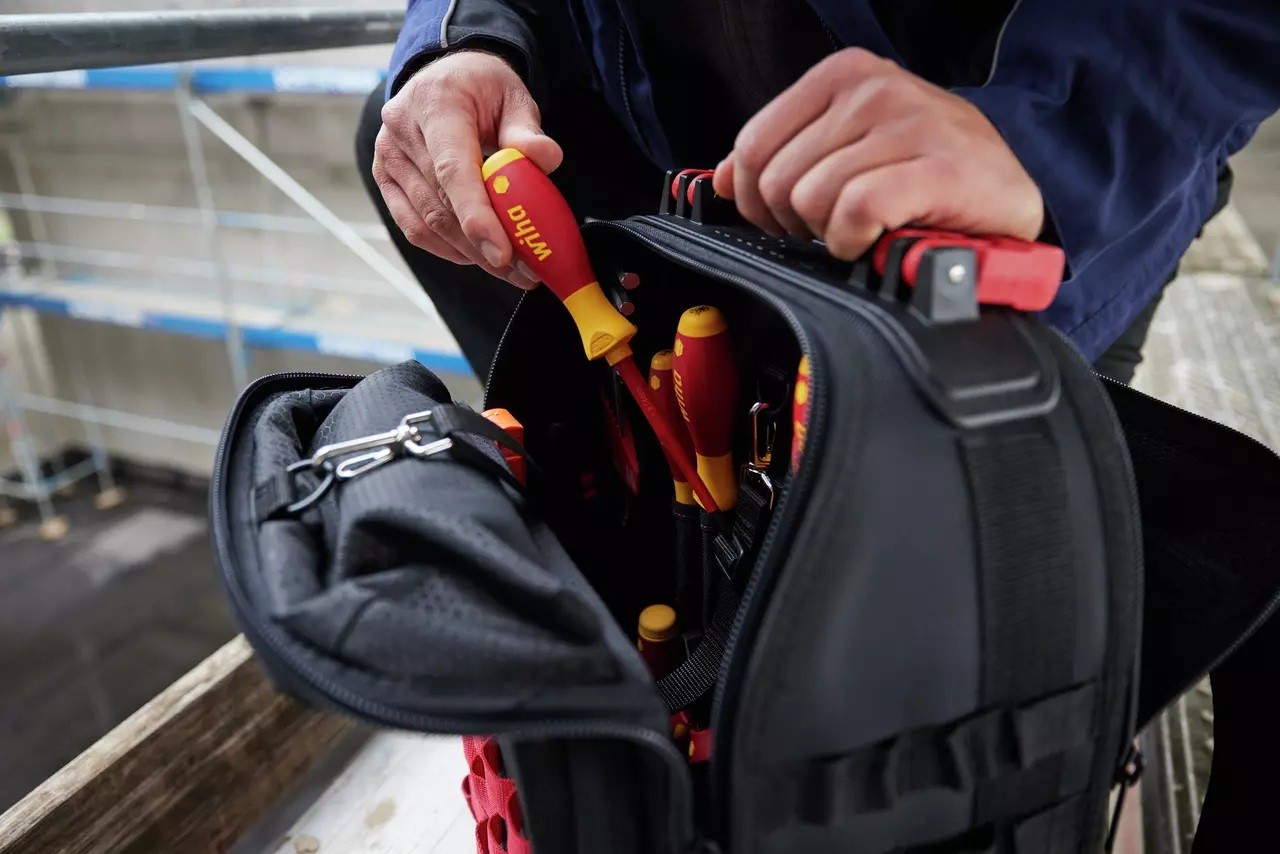 Werkzeugrucksack electric 27-tlg.